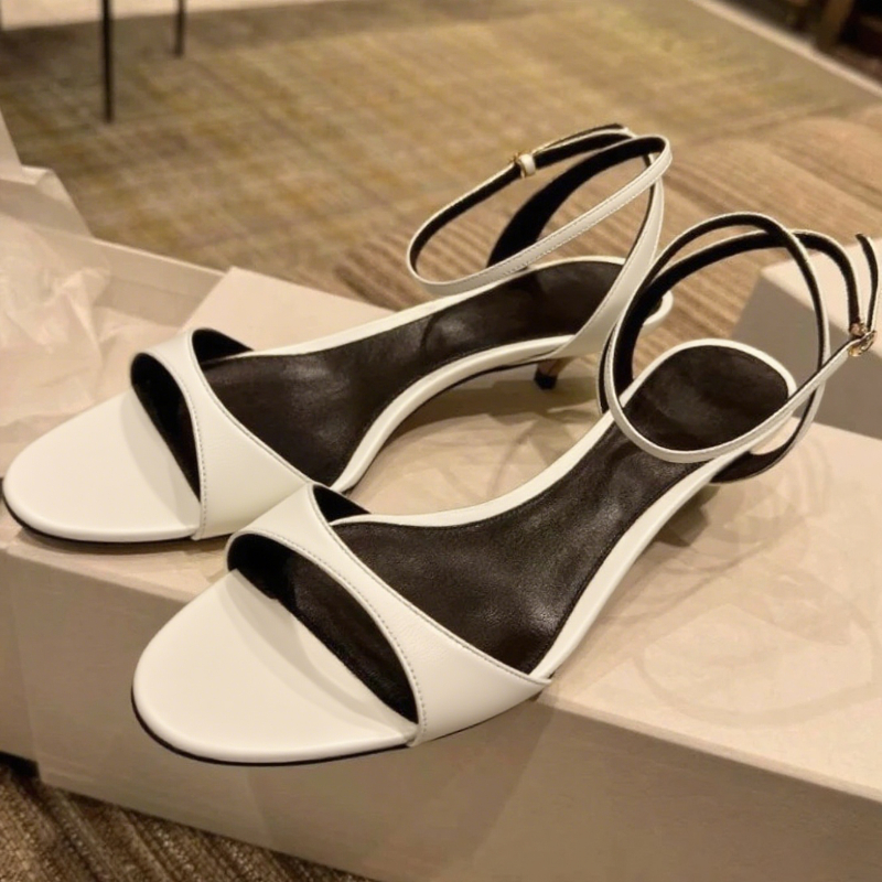 Women Shoes Brand - Fashion Kitten Heel Design Brand Sandals