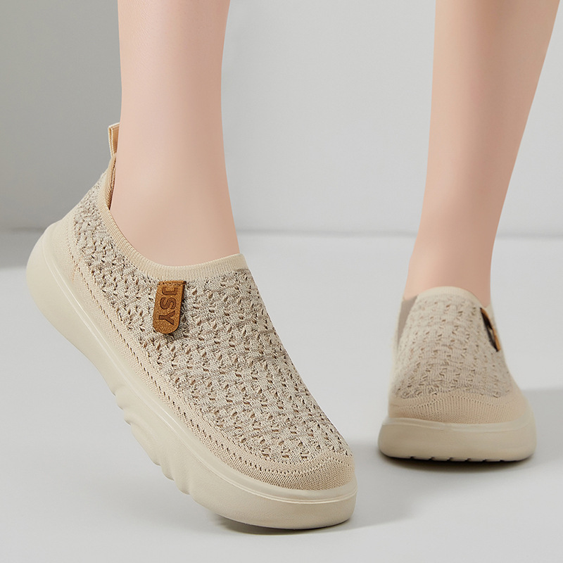 Women'S Shoes Hike - Spring Autumn Fly Knitting Beathable Slip