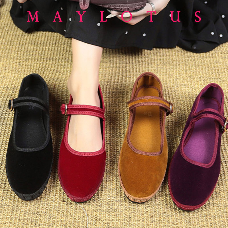 Women'S Shoes Hands Free - Size 35-43 Velvet Mary Jane Shoes
