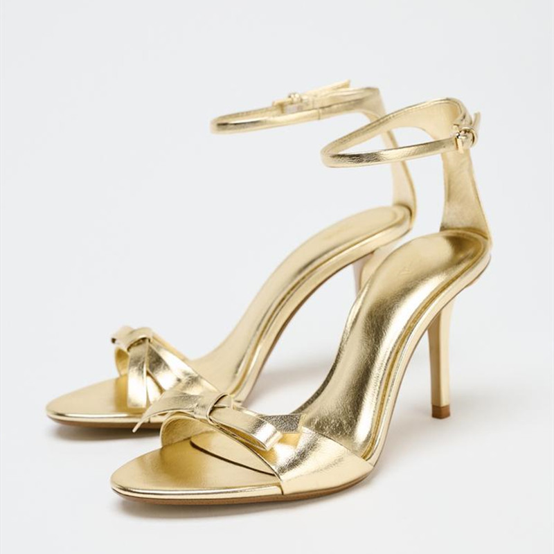 Elegant Golden Bow Brand High  - огляд і ціна Women Shoes Brand