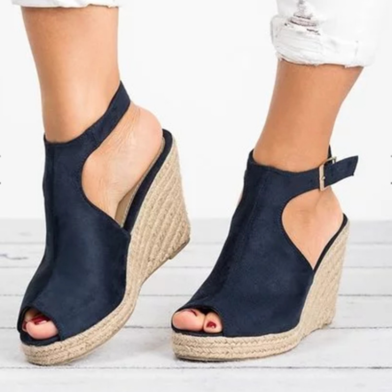 Heeled Sandals for Women Summe - огляд і ціна Espadrille Wedge Shoes