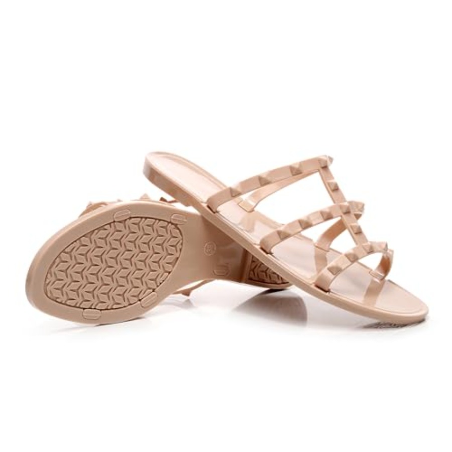 Women Flats Sandals, Studded J - огляд і ціна Jelly Sandal Women