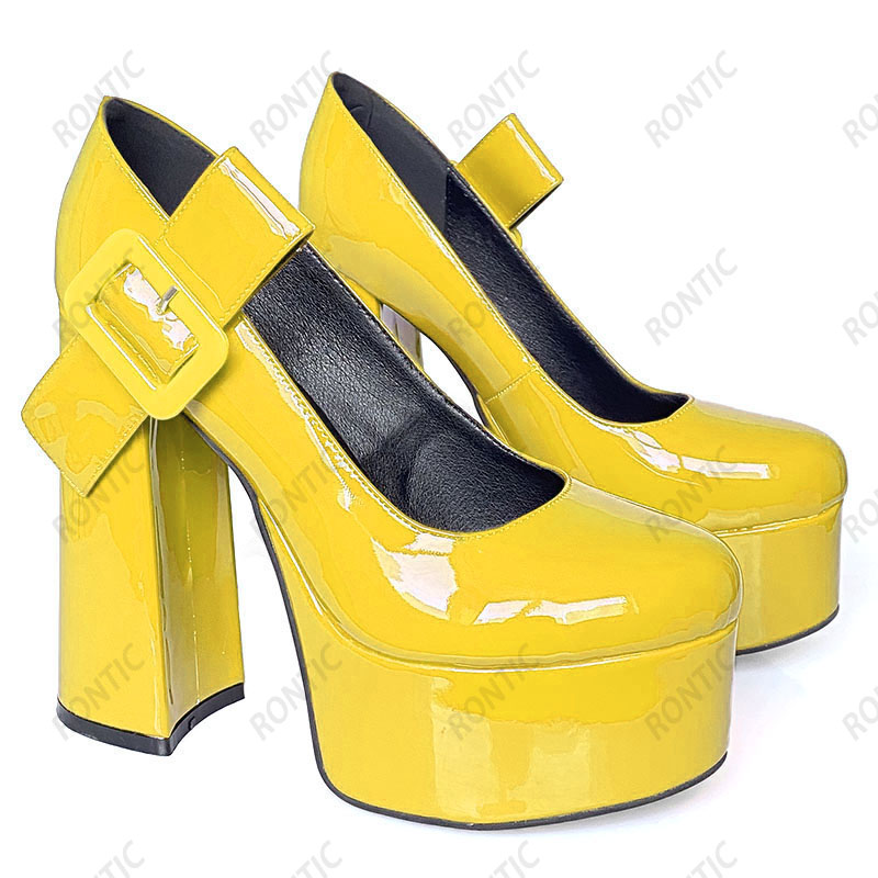 Rontic Handmade Women Platform - огляд і ціна Women'S Shoes Burgundy