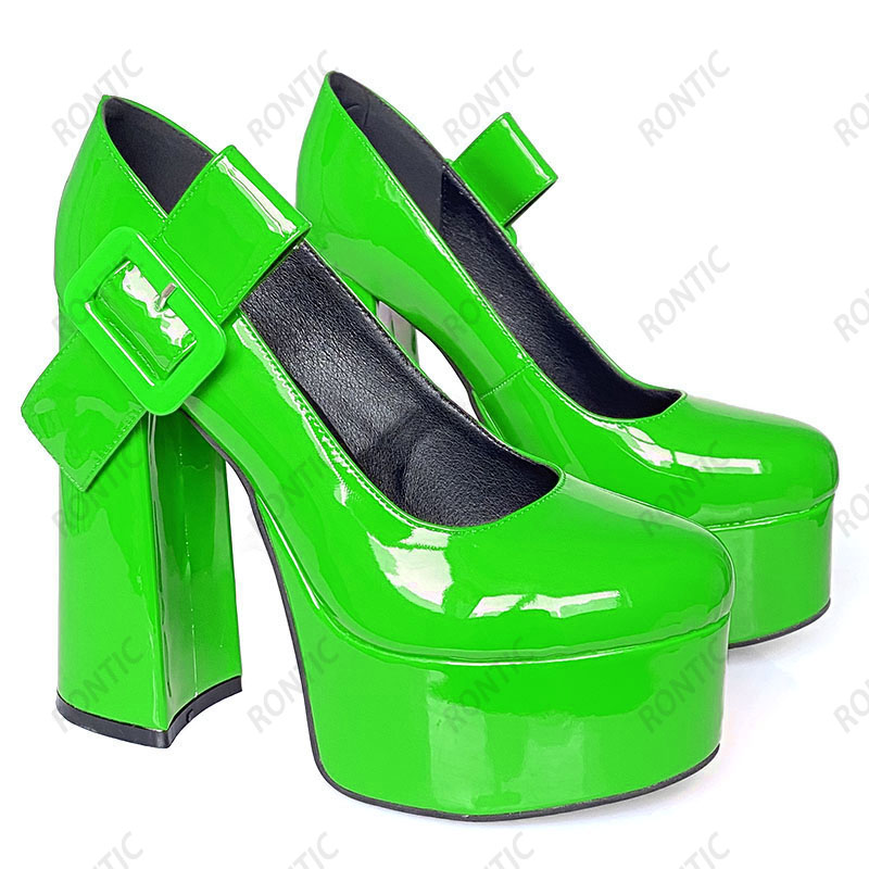 Rontic Handmade Women Platform - огляд і ціна Women'S Shoes Burgundy
