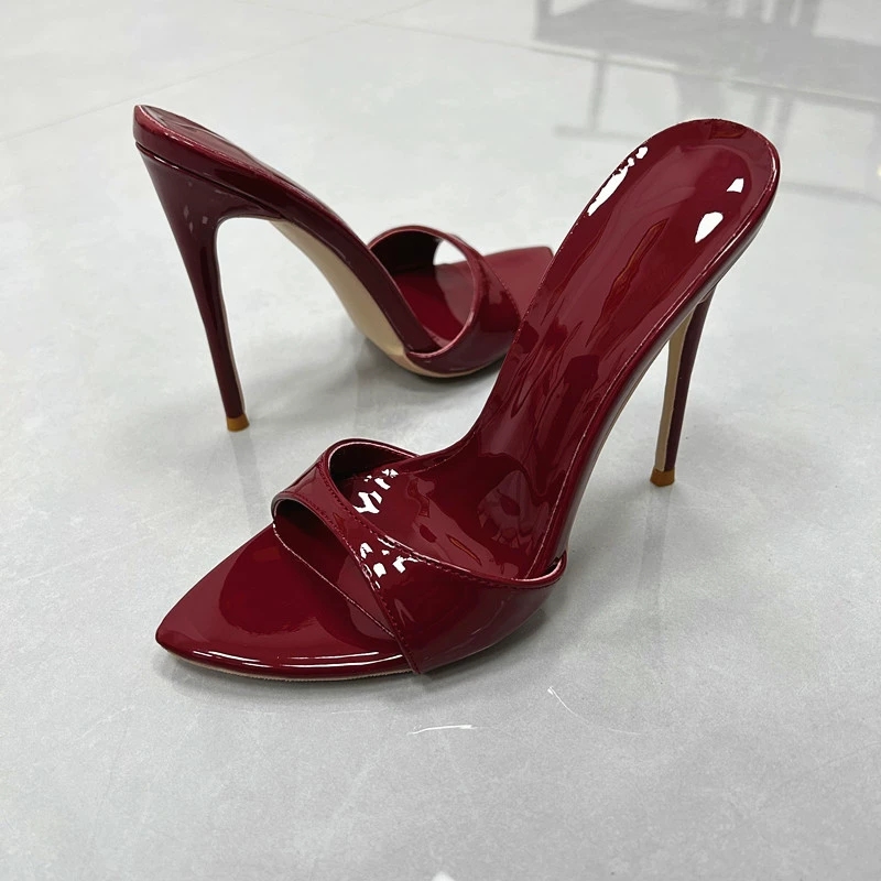 Elegant Burgundy Patent Pointe - огляд і ціна Women'S Shoes Burgundy