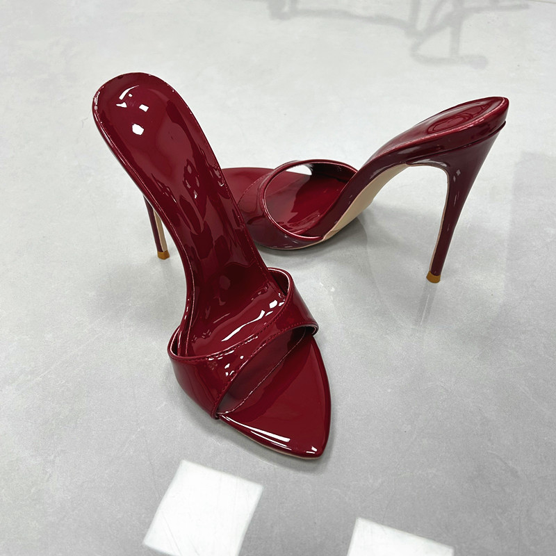 Elegant Burgundy Patent Pointe - огляд і ціна Women'S Shoes Burgundy
