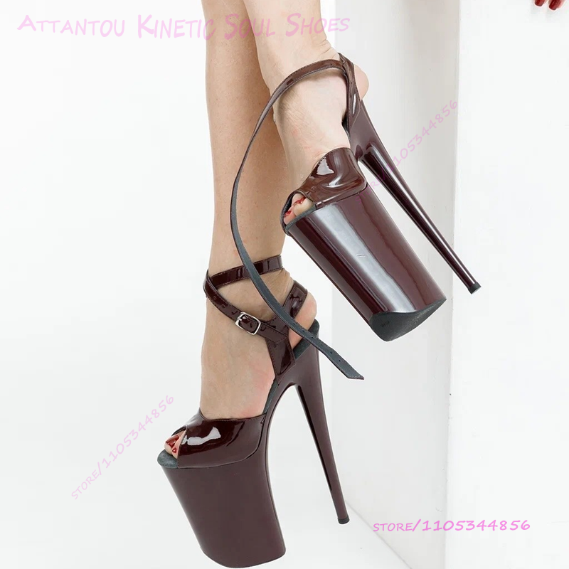 Deep Burgundy Brown Patent Lea - огляд і ціна Women'S Shoes Burgundy