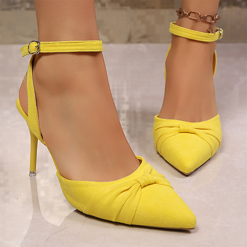 Women's Yellow Flock High Heel - огляд і ціна Jelly Sandal Women