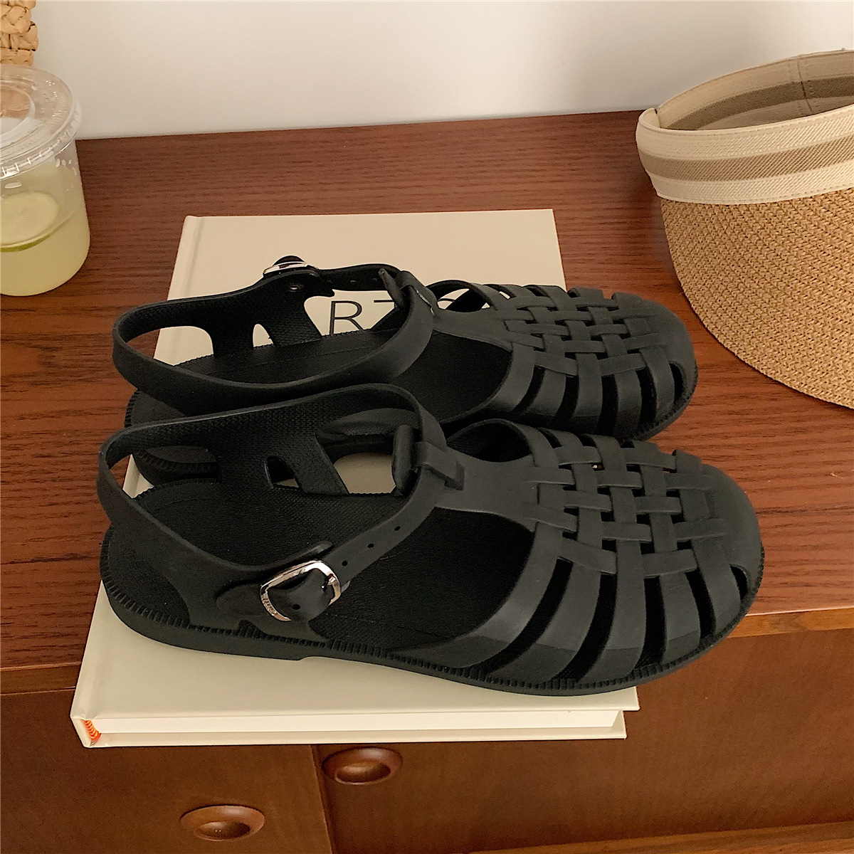 XIXITIAO Vintage Hollow Woven  - огляд і ціна Jelly Sandal Women
