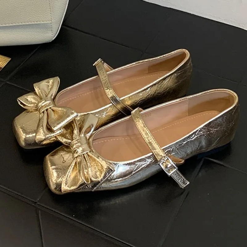 Cute Bowknot Square Toe Design - огляд і ціна Women Shoes Brand