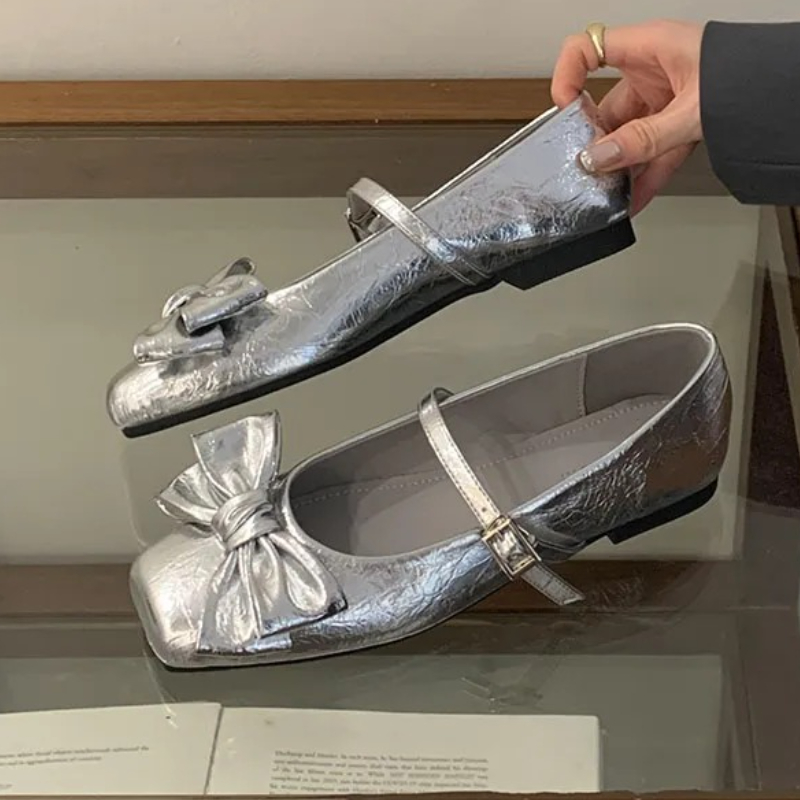 Cute Bowknot Square Toe Design - огляд і ціна Women Shoes Brand