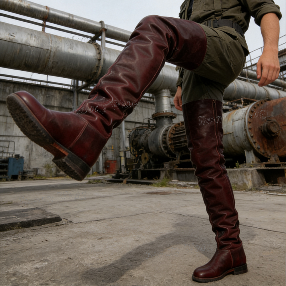 Burgundy Round Over the Knee M - огляд і ціна Women'S Shoes Burgundy