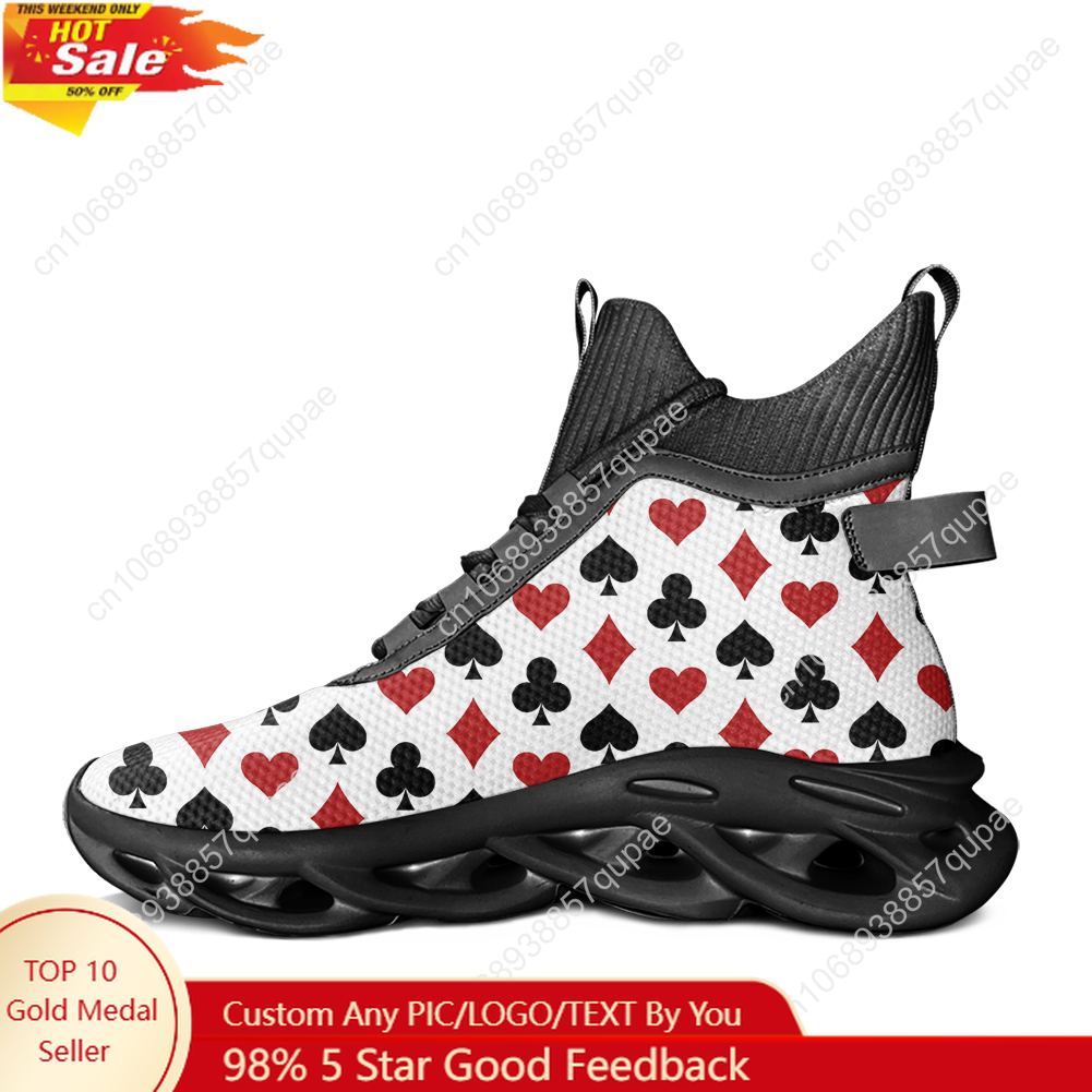 Playing Card Poker 3D Printed  - огляд і ціна Women'S Shoes Hike