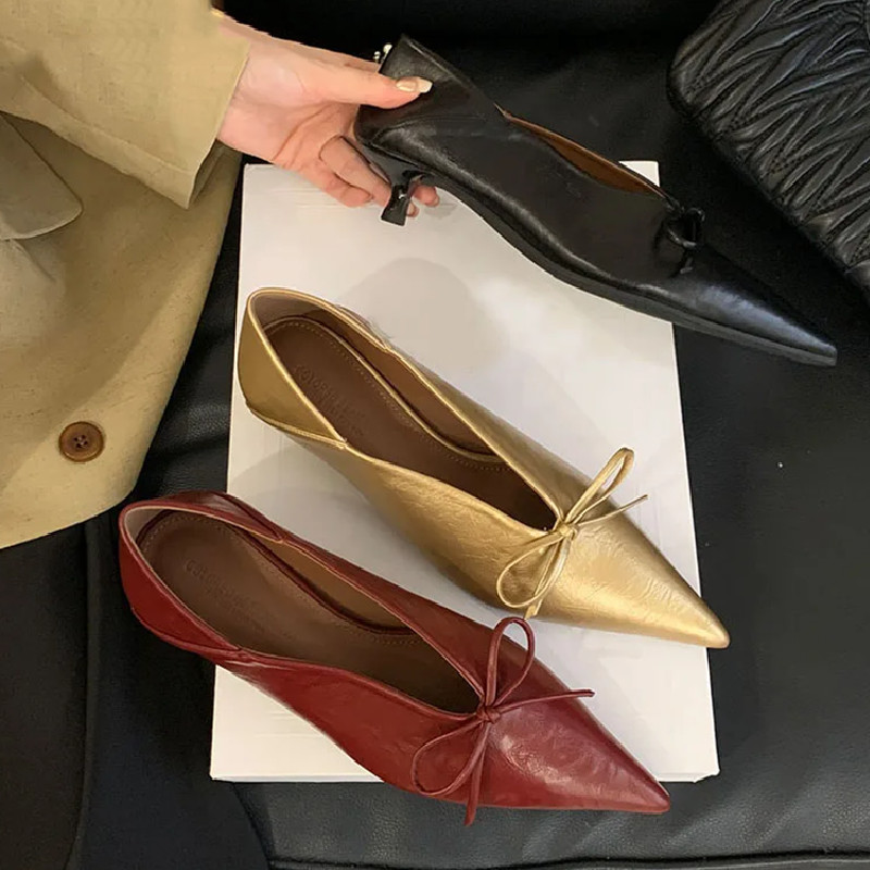 New Designer Pointed Toe Low H - огляд і ціна Women Shoes Brand