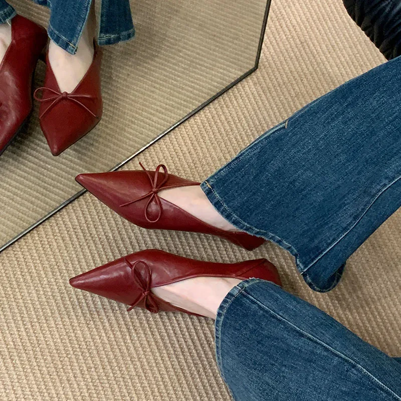 New Designer Pointed Toe Low H - огляд і ціна Women Shoes Brand