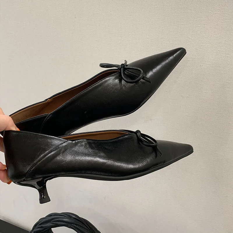 New Designer Pointed Toe Low H - огляд і ціна Women Shoes Brand