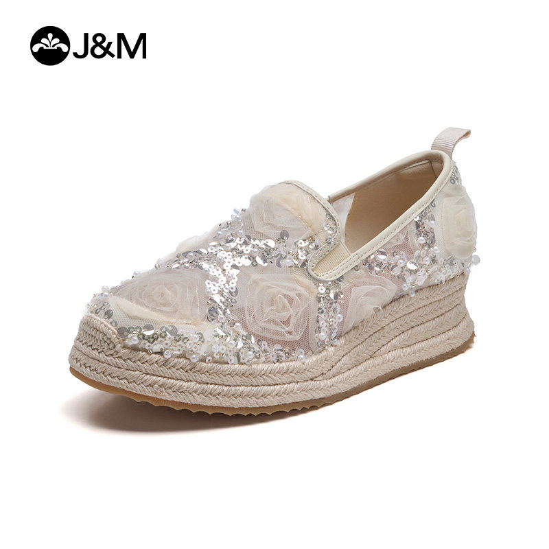 2026 J&M Women Wedges Fashion  - огляд і ціна Espadrille Wedge Shoes