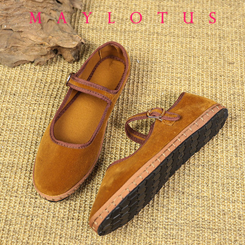 Size 35-43 Velvet Mary Jane Sh - огляд і ціна Women'S Shoes Hands Free