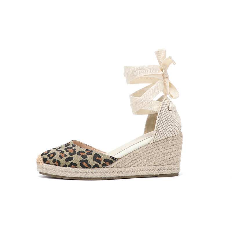 Women Wedge Sandals 7CM Lace U - огляд і ціна Espadrille Wedge Shoes