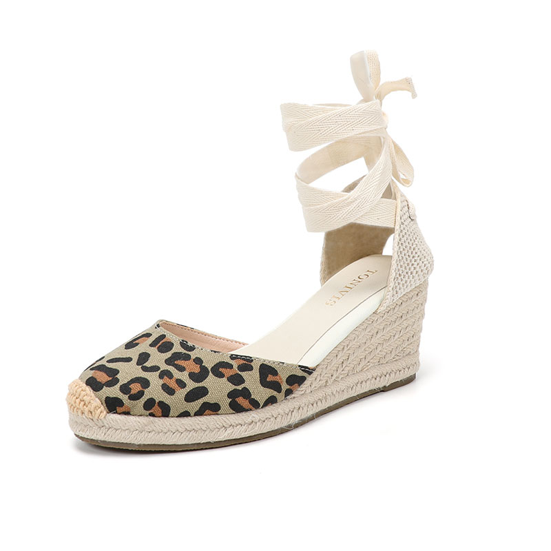 Women Wedge Sandals 7CM Lace U - огляд і ціна Espadrille Wedge Shoes