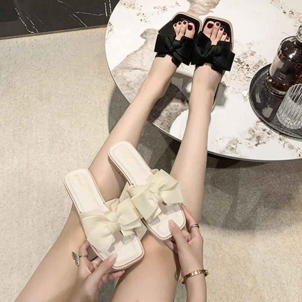 Casual Soft Sole Bowknot Slipp - огляд і ціна Jelly Sandal Women