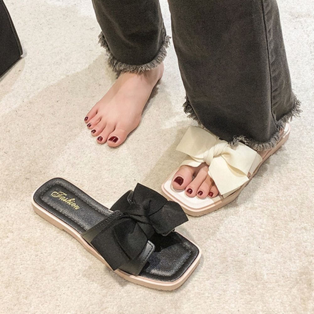 Casual Soft Sole Bowknot Slipp - огляд і ціна Jelly Sandal Women