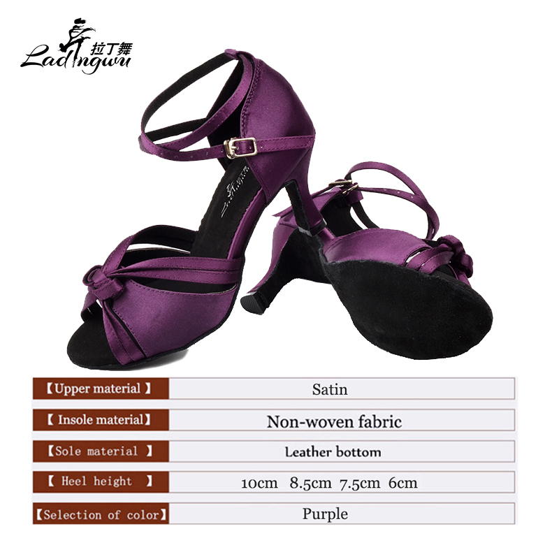 Ladingwu  Purple Ribbon Knot L - огляд і ціна Women'S Shoes Z