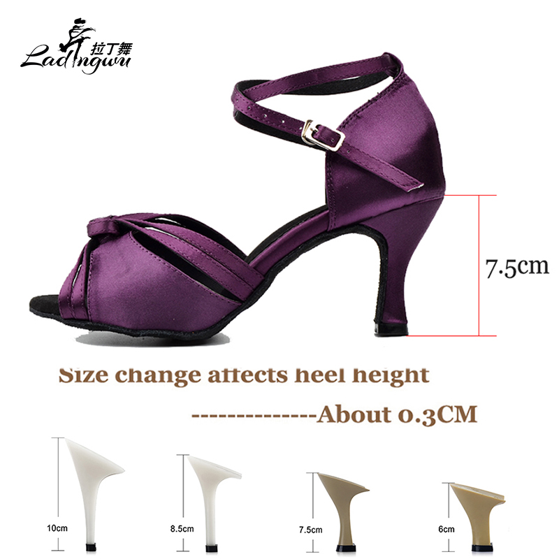 Ladingwu  Purple Ribbon Knot L - огляд і ціна Women'S Shoes Z